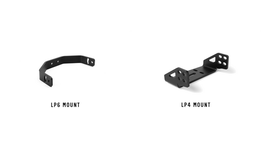 Sherpa LP light mounting brackets; LP6 mount supplied, light not included
