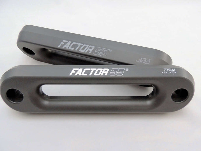 Hawse Fairlead 1 Inch Thick Gun Metal Gray Factor 55 - Factor 55