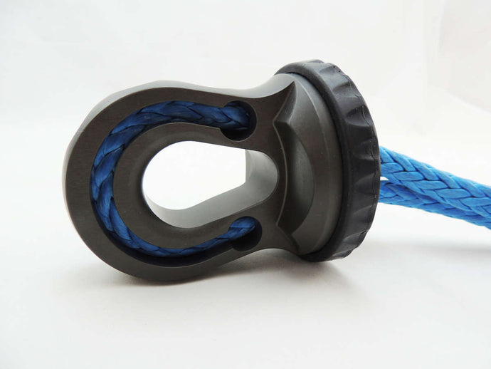 Splicer 3/8-1/2 Inch Synthetic Rope Splice On Shackle Mount Gray Factor 55 - Factor 55