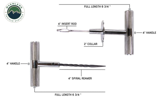 Tire Plug Repair Kit 53 Piece Off Road Grade Truck, Jeep Off Road, RV, Trailers Overland Vehicle Systems - Overland Vehicle Systems