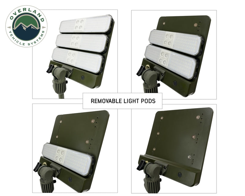 Load image into Gallery viewer, Wild Land Camping Gear Encounter Light With 3 Removeable Pods Overland Vehicle Systems - Overland Vehicle Systems
