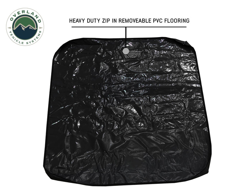 Load image into Gallery viewer, Roof Top Tent 4 Annex 100x80X82 Inch Green Base Black Floor and Travel Cover Nomadic Overland Vehicle Systems - Overland Vehicle Systems
