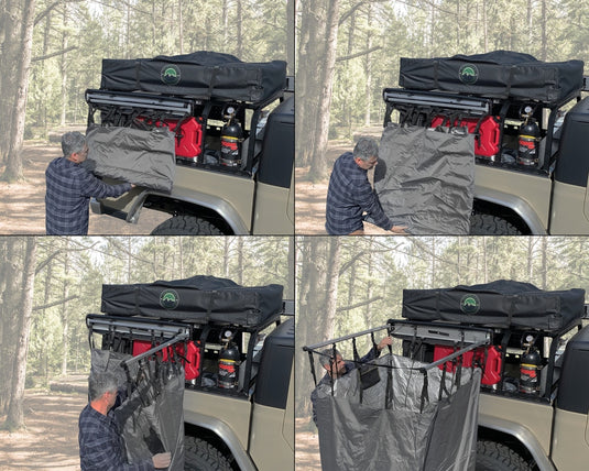 Nomadic Quick Deploying Shower Overland Vehicle Systems - Overland Vehicle Systems