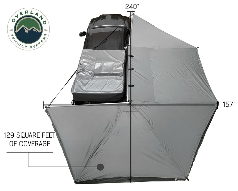 Load image into Gallery viewer, Awning 270 Degree Awning and Wall 1, 2, &amp; 3, W/Mounting Brackets Passenger Side Nomadic Overland Vehicle Systems - Overland Vehicle Systems
