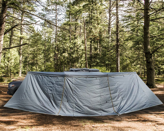 Awning Tent 180 Degree 88 SF of Shelter With Zip In Wall Nomadic Overland Vehicle Systems - Overland Vehicle Systems