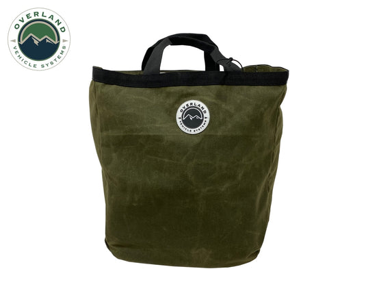 Cavas Tote Bag 16 Lb Waxed Canvas Overland Vehicle Systems - Overland Vehicle Systems