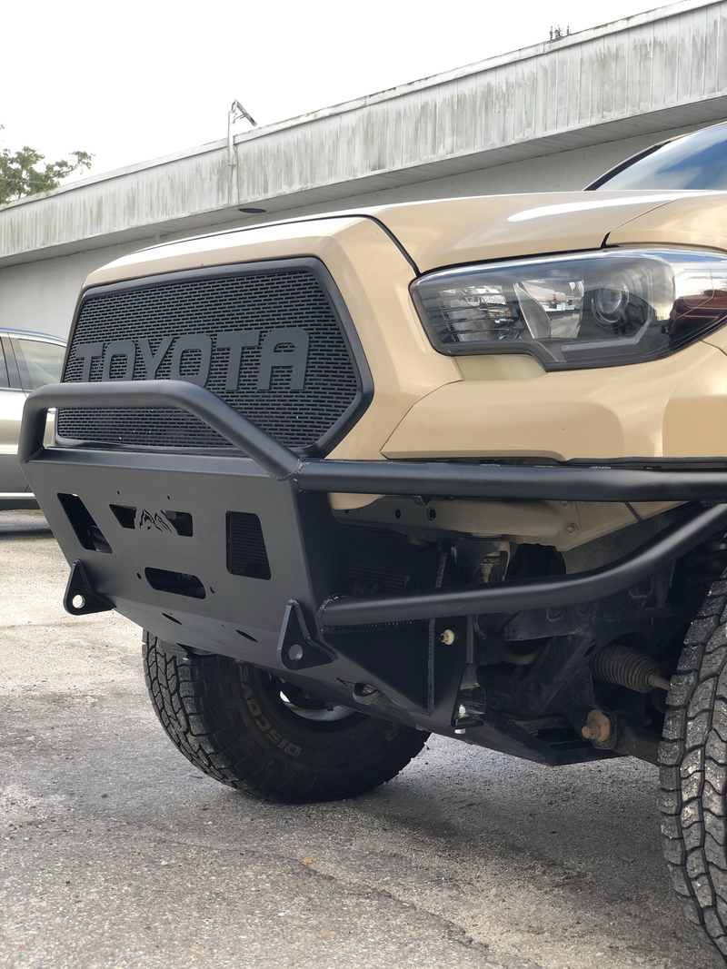Load image into Gallery viewer, 2016+ 3rd Gen Tacoma Hybrid Bumper - Welded - True North Fabrications
