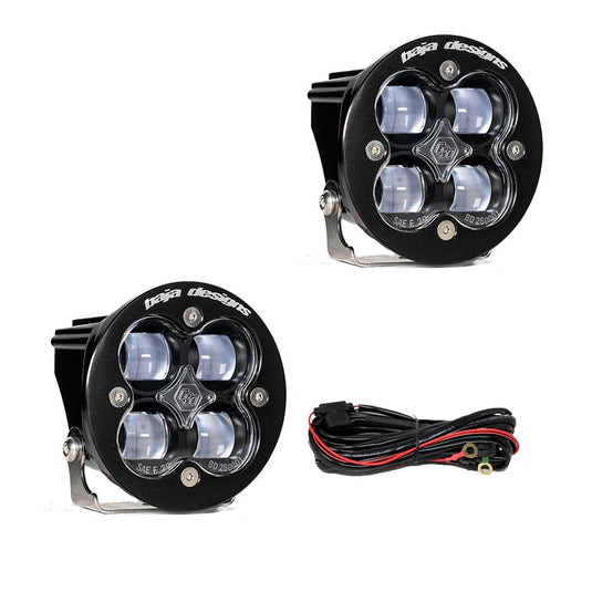 Squadron-R SAE Pair LED Spot Clear Baja Designs - Baja Designs