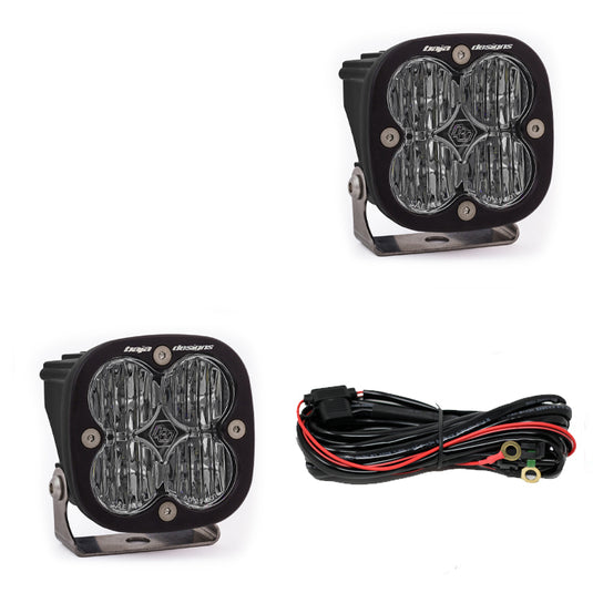 Squadron SAE Fog Lights Pair LED Wide Cornering Baja Designs - Baja Designs