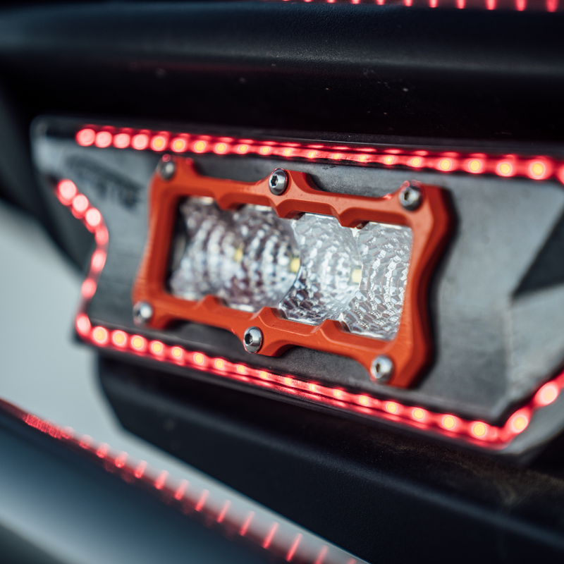 Load image into Gallery viewer, flush mount ba-4 led light on a can am maverick x3

