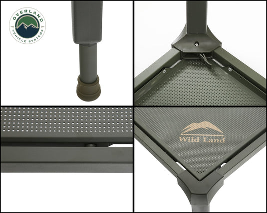 Camping Table Folding Portable Camping Table Small With Storage Case Wild Land Overland Vehicle Systems - Overland Vehicle Systems