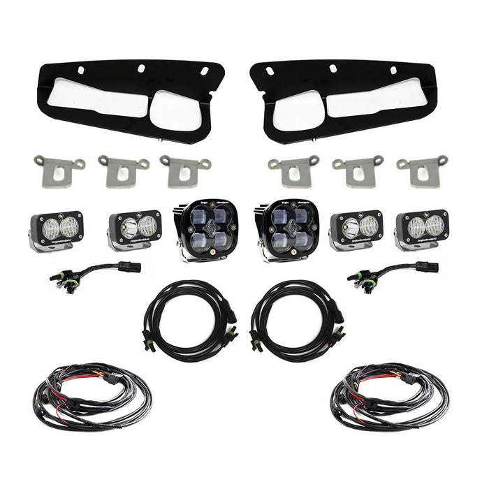 Bronco Clear SAE Fog Pocket Kit 21-Up Ford Bronco Baja Designs - Baja Designs