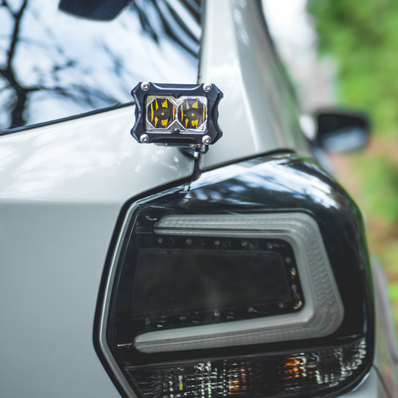 Load image into Gallery viewer, heretics ba-2 pod light mounted as a chase light on a subaru crosstrek
