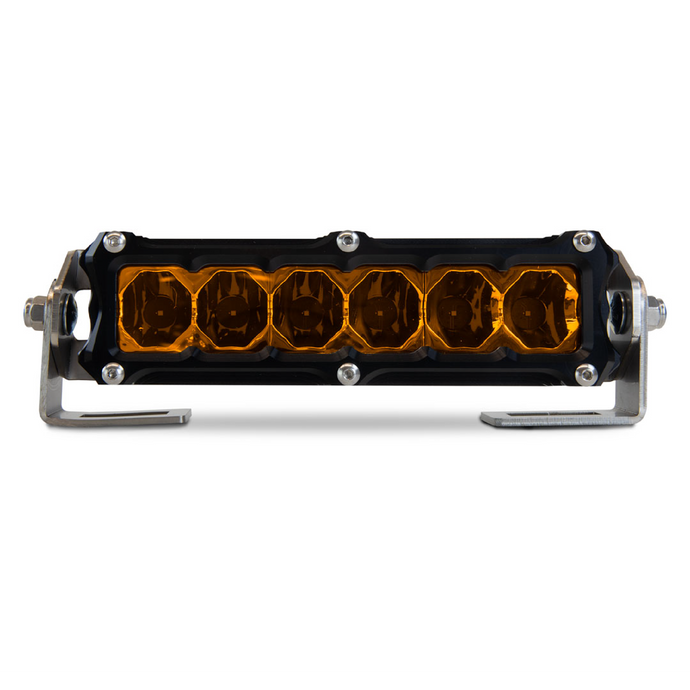 studio picture of heretics amber 6 inch led light bar