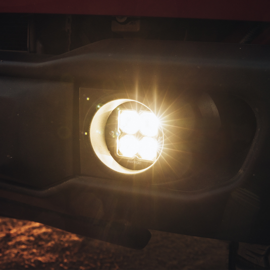 Ford Bronco (2021+) - LED Capable Bumper Fog Light Kit - Heretic Studio