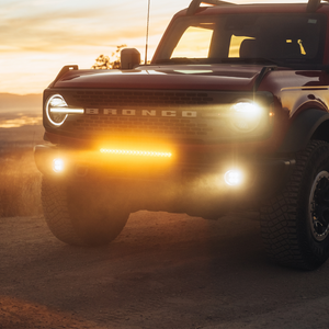 Ford Bronco (2021+) - LED Capable Bumper Fog Light Kit - Heretic Studio