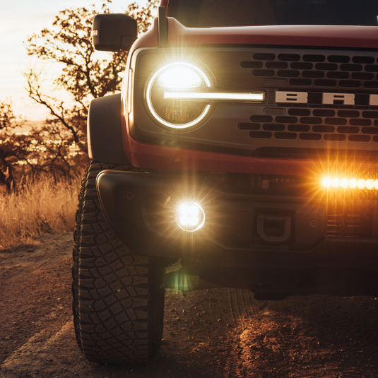 Ford Bronco (2021+) - LED Capable Bumper Fog Light Kit - Heretic Studio