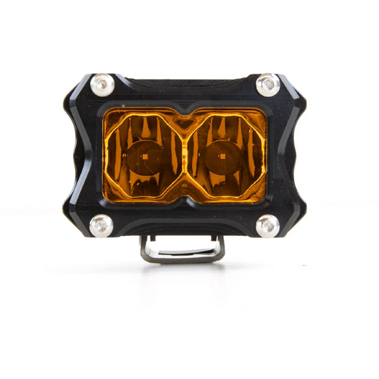 studio picture of heretics ba-2 pod light in amber