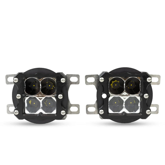 Ford Bronco (2021+) - LED Capable Bumper Fog Light Kit - Heretic Studio